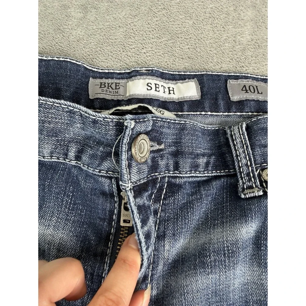 Buckle BKE Steve Straight Jeans Men's Size 40X32 Blue